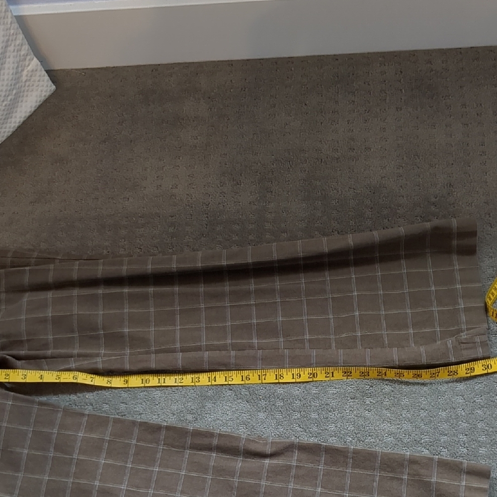 Tan Plaid Trousers - Picture 10 of 10